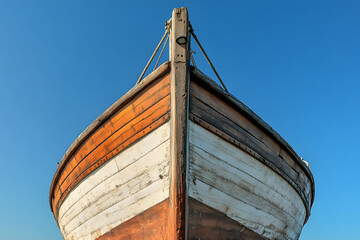 Restored Historic Wooden Ship Displaying Rich Maritime Heritage  