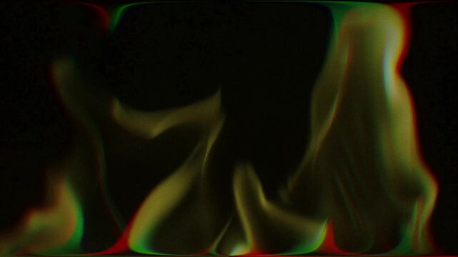 Yellow Digital Fire Background