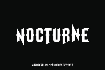 Display alphabet font vector design suitable for headline, poster, logo, magazine and many more