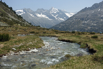 Gebirgslandschaft im Zillertal, Tirol