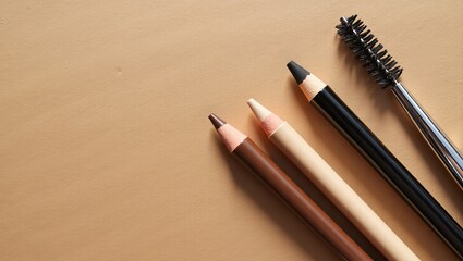 Elegant Makeup Accessories with Natural Light and Neutral Tone