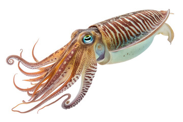cuttlefish on transparent background