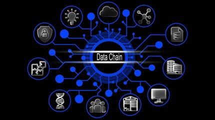 Digital Data Chain Network Connectivity Technology Icons Security Cloud Innovation D N A People Business Computer Warehouse Puzzle Lightbulb Abstract Futuristic Network - Powered by Adobe