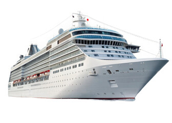  cruise-ship on a isolated transparent background	