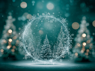 christmas tree with lights