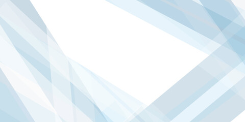 Fototapeta premium Modern white and blue abstract banner background vector with copy space for design. abstract technology communication concept vector background. abstract color background isolated on white .