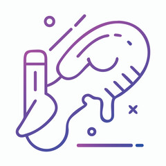 Colorful Paint Brush and Roller Icon Set for Art and Creative Services

