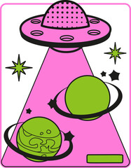 Spaceship Rave Decor