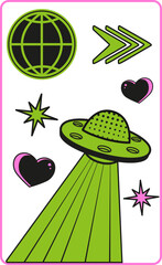 Spaceship Poster Decor