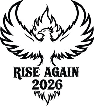 Rise Again 2026 Phoenix Logo