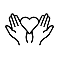 Gratitude Heart Hands Design