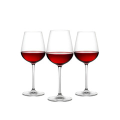 two glasses of red wine