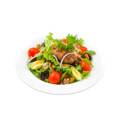 salad with tomatoes and cheese