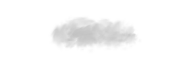 Soft floating cloud PNG with transparent background, realistic fog texture, and dreamy vapor effect, ideal for sky illustration, digital weather art, and atmospheric compositions