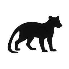 Fossa silhouette vector style
