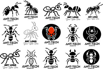 Robotic ant, Metallic insect Robotic, futuristic design, isolated cybernetic ant with glowing accents, robotic insect concept for futuristic