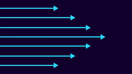 Blue arrow line sharp background