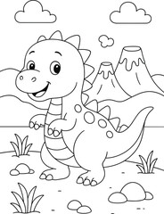 animal colloring page for kids
