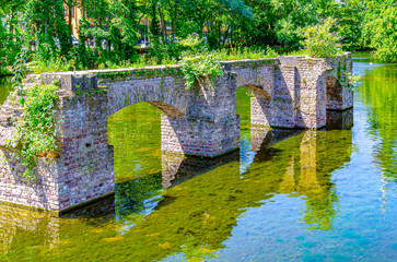 old bridge in the park