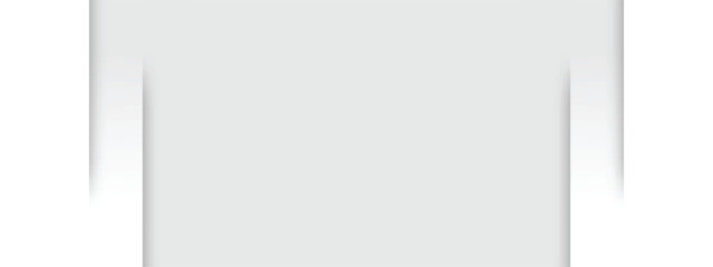 Clean white paper with subtle shadow accents for modern design projects