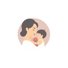mother's day icon vector 