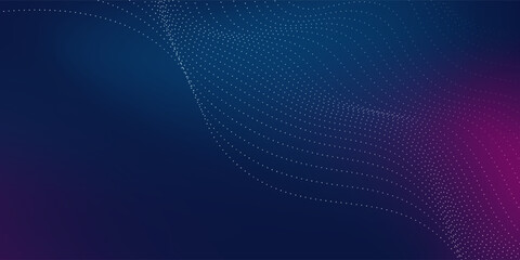 Modern  digital technology concept. High tech computer illustration light dot simple art