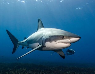 Obraz premium Underwater shot of a shark