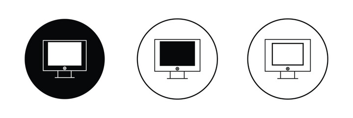 Television vector icon. Can be used for printing, mobile and web applications.Eps 10