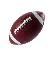 American football ball isolated on white background