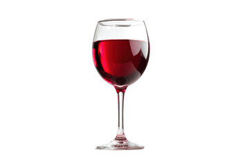 A glass of red wine is sitting on a table. The wine is almost empty, with only a small amount of liquid left in the glass. The wine glass is tall and slender, png
