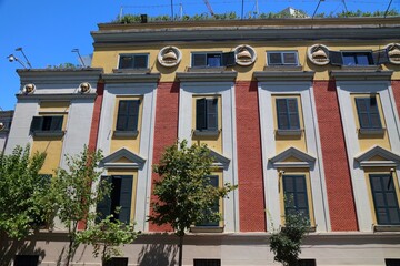 City Hall of Tirana (Bashkia Tirane). Local government building in Tirana, Albania.