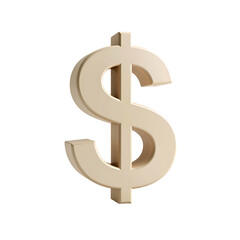 Fototapeta premium A 3D golden dollar sign floats against a stark black background, symbolizing wealth