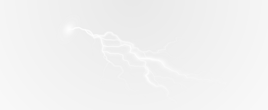 Realistic lightning flash effect, thunderstorm and lightning. Shining white lightning isolated on transparent background, natural phenomenon png.	

