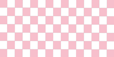 Baby Pink and White Checkered Pattern – Classic Seamless Geometric Design.