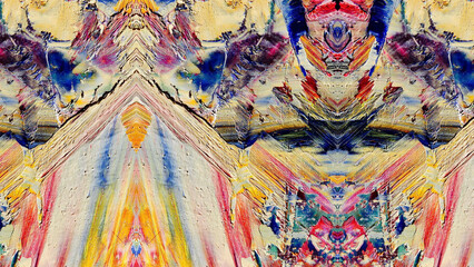 Abstract art background . Hand painting artwork on canvas .