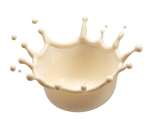Milk splash isolated on black (3)