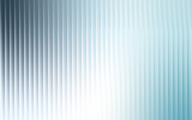 Fototapeta premium Abstract vertical ribbed glass texture with soft blue and white gradient creating a serene and modern background