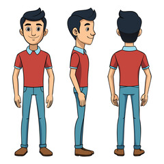 vector illustration of a man
