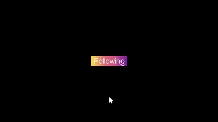 Animated social media follow button with engaging click effect and subtle transition - Powered by Adobe