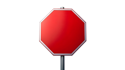 red stop sign