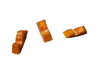 Ripe, juicy, organic sweet papaya slices for a healthy dessert