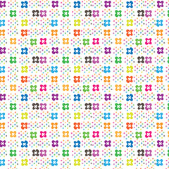 Obraz premium seamless pattern with colorful dots