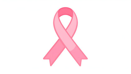 Pink Ribbon - Symbol of Breast Cancer Awareness and Support.