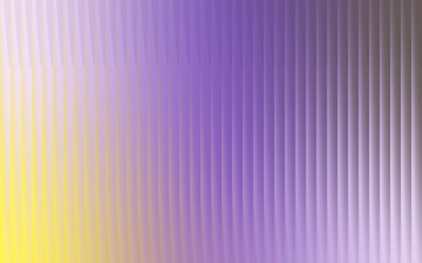 Abstract textured background with vertical lines in soft gradient of yellow purple and white colors