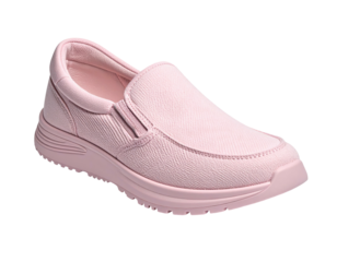 Light pink slip-on shoe