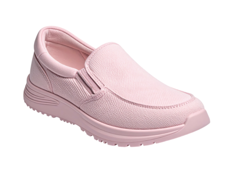 Light pink slip-on shoe