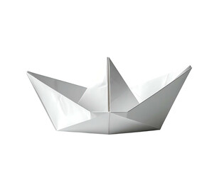 A meticulously folded paper boat