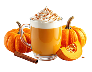 Autumnal pumpkin spice latte (1)