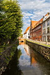 Water channel, Wismar, Germany