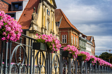 Flower pots, Lüneburg, Germany